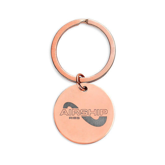 Airship Stainless Steel Keychain