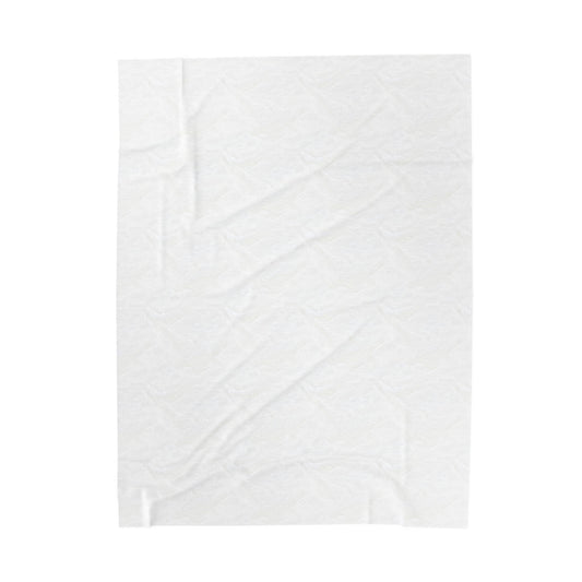 Nautical Compass Airship - Velveteen Plush Blanket