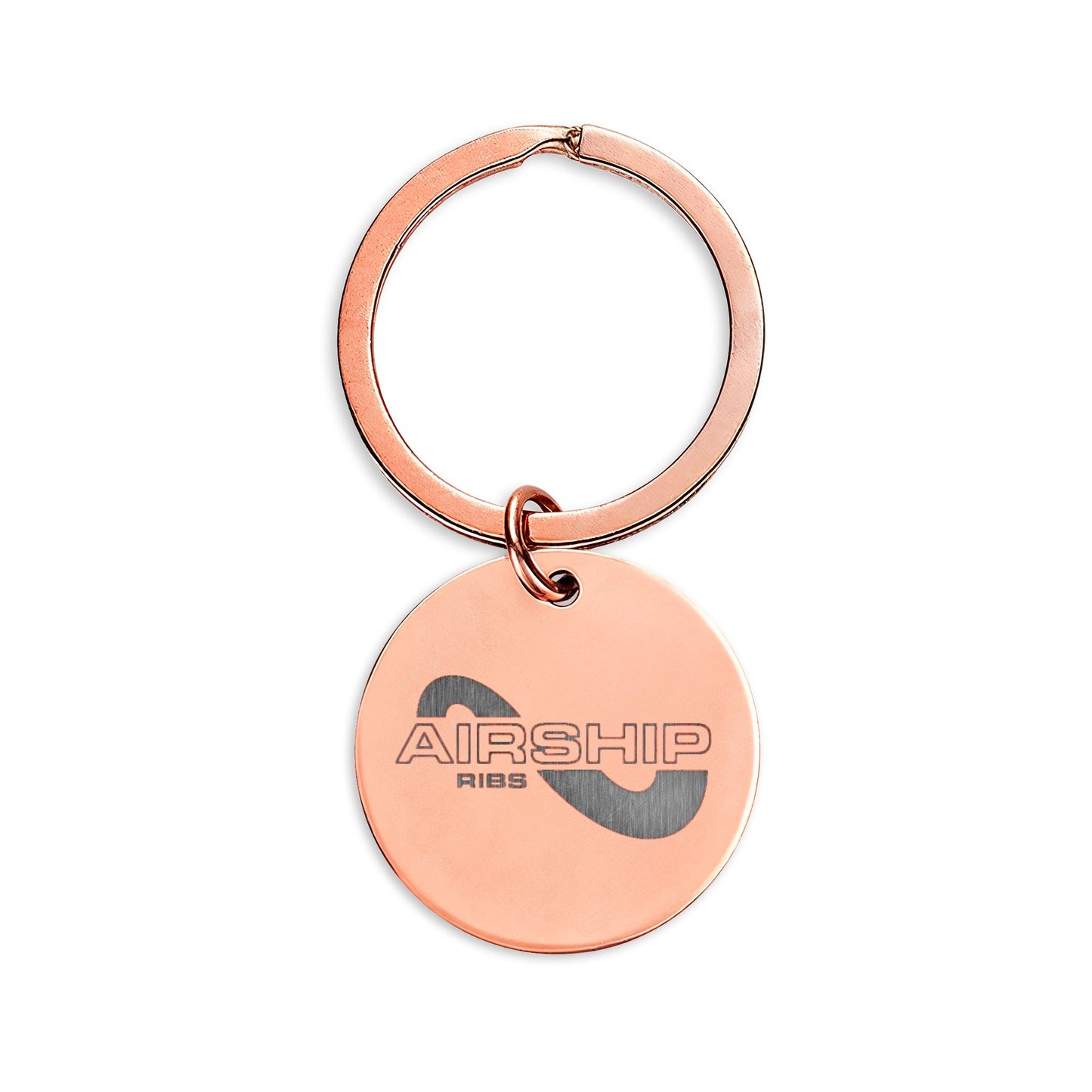 Airship Stainless Steel Keychain