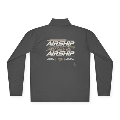 Airship Velocity - Quarter-Zip Pullover Embroidered Pullover