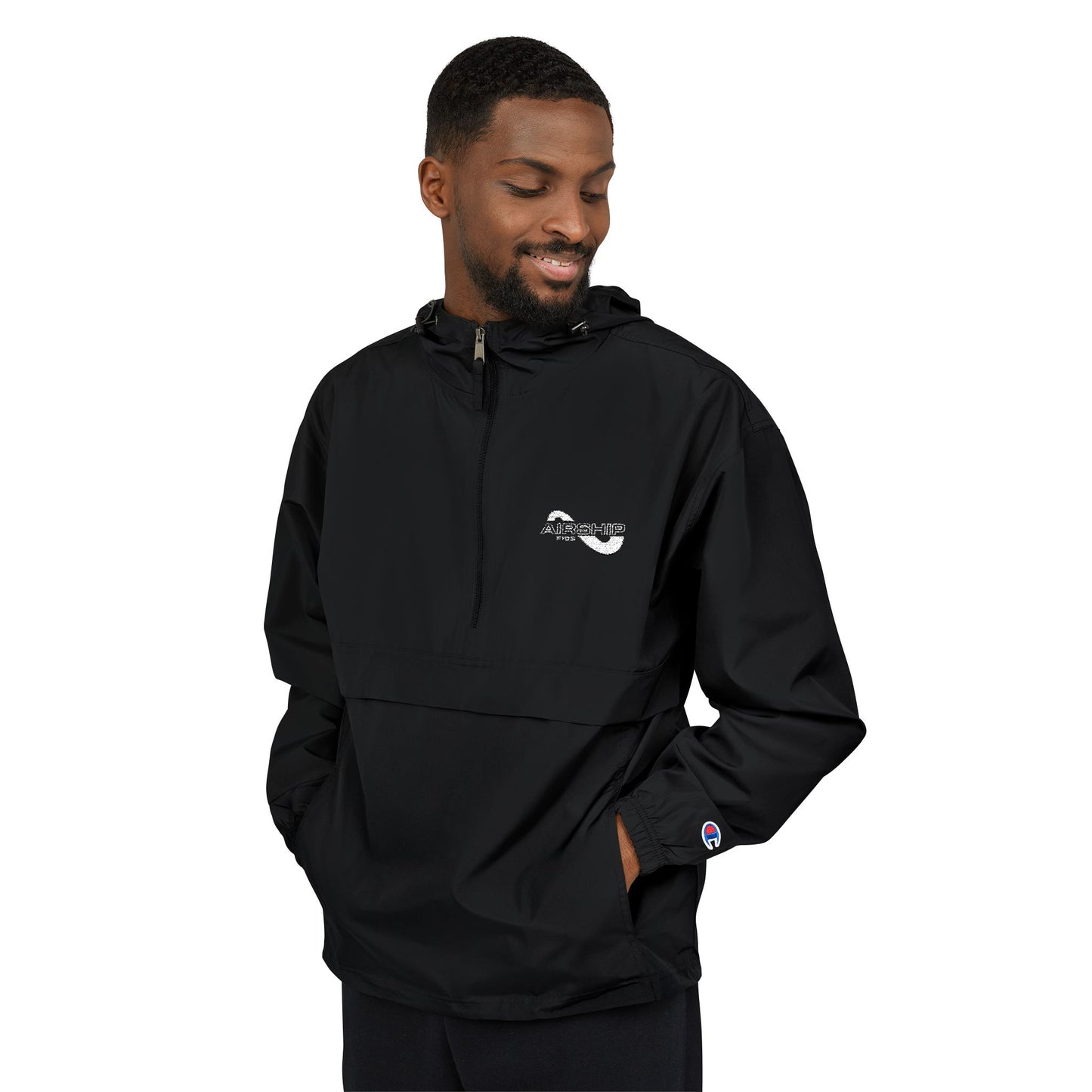 Lightweight Waterproof Windbreaker - Airship Logo