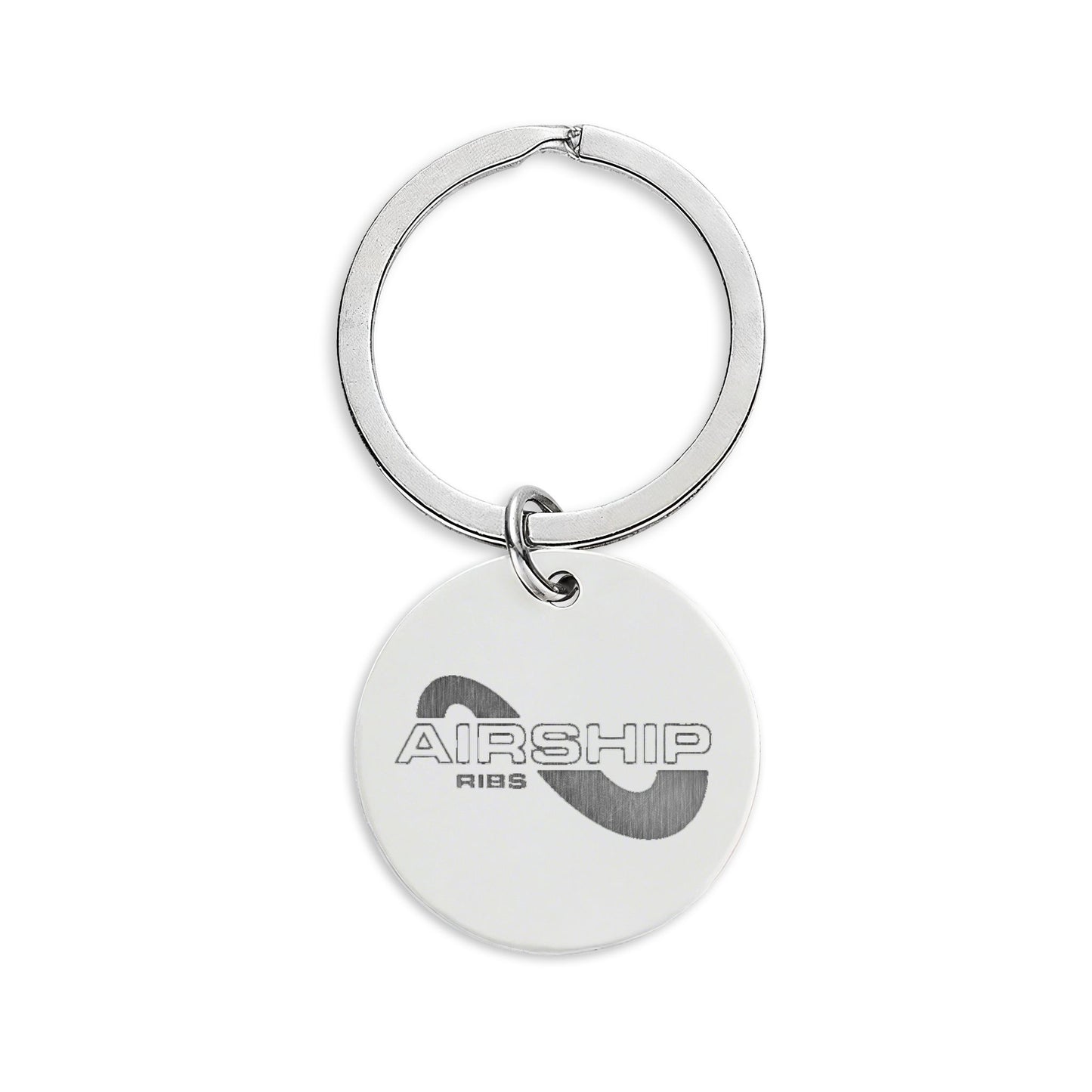 Airship Stainless Steel Keychain