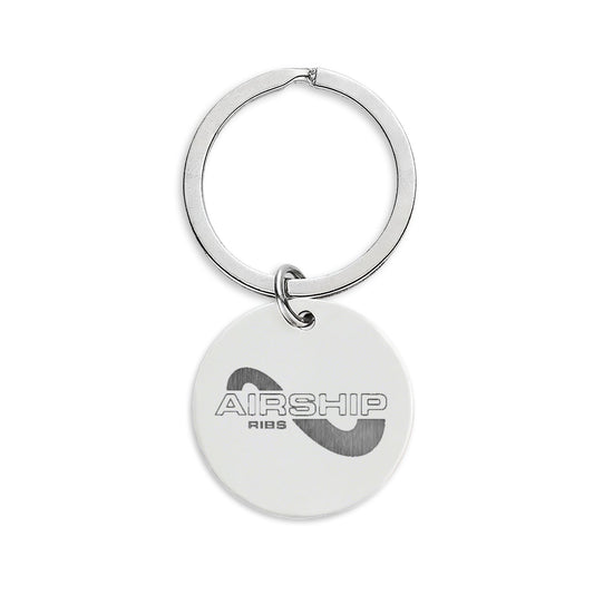 Airship Stainless Steel Keychain