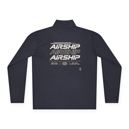 Airship Velocity - Quarter-Zip Pullover Embroidered Pullover